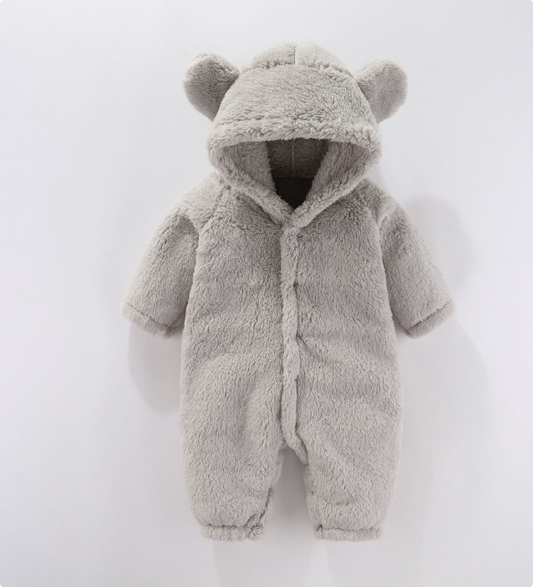 Soft Baby Hooded Romper Suit - Lusomart