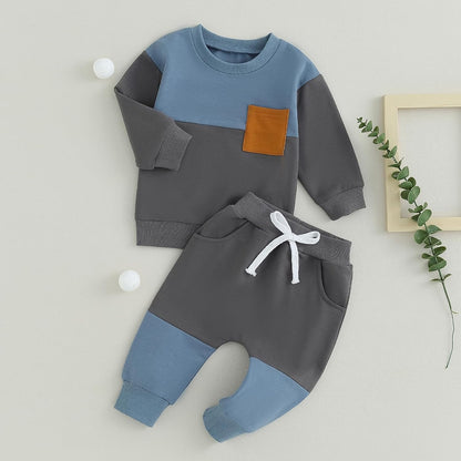 Baby Jogger Set Winter – Contrast Sweatshirt and Pants 10