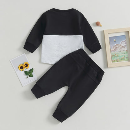 Baby Jogger Set Winter – Contrast Sweatshirt and Pants 11