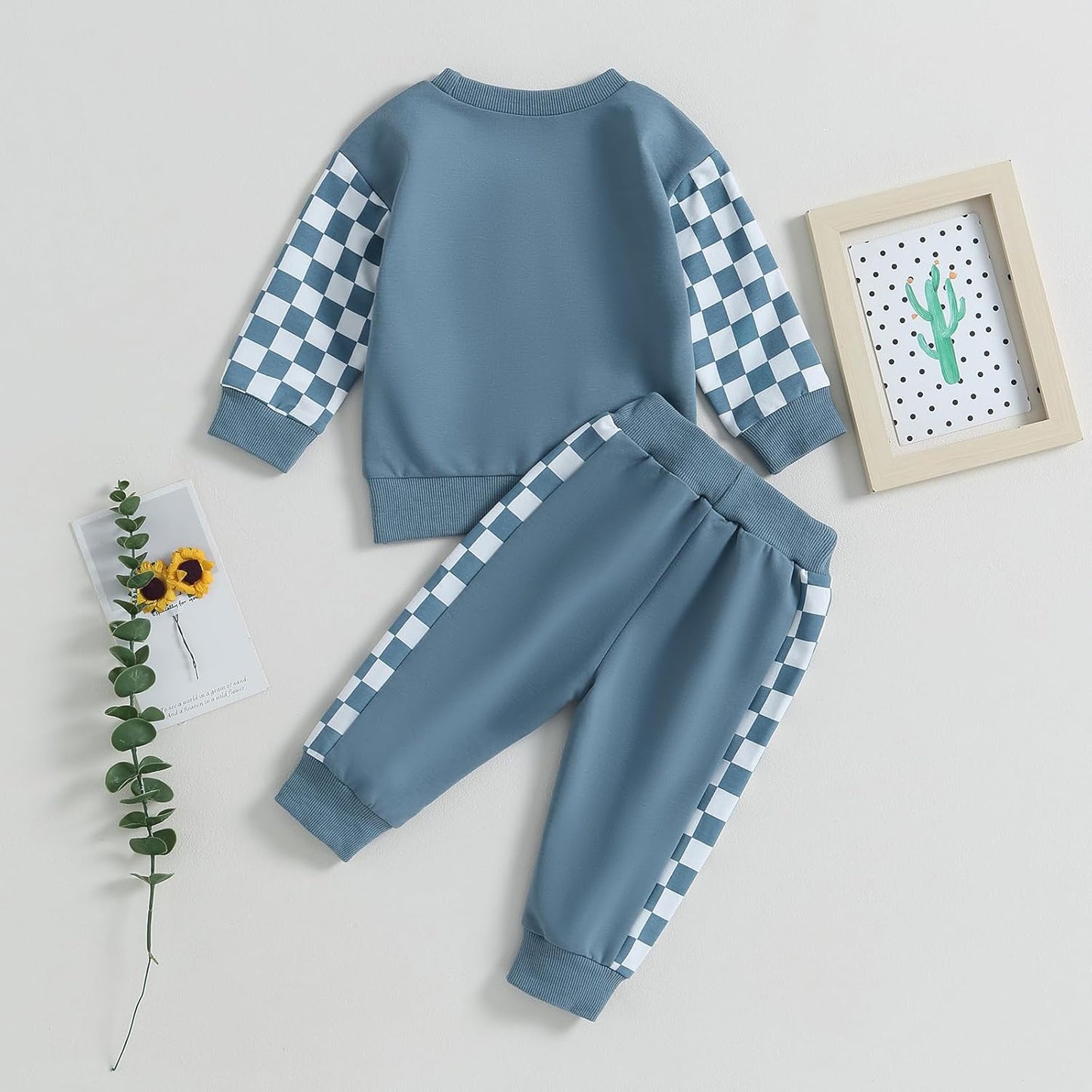Baby Jogger Set Winter – Contrast Sweatshirt and Pants 15