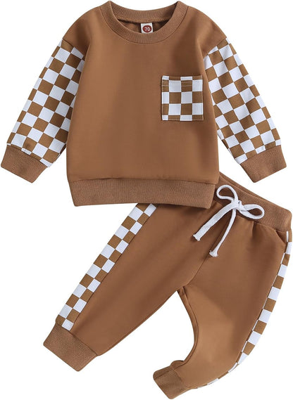 Baby Jogger Set Winter – Contrast Sweatshirt and Pants 2