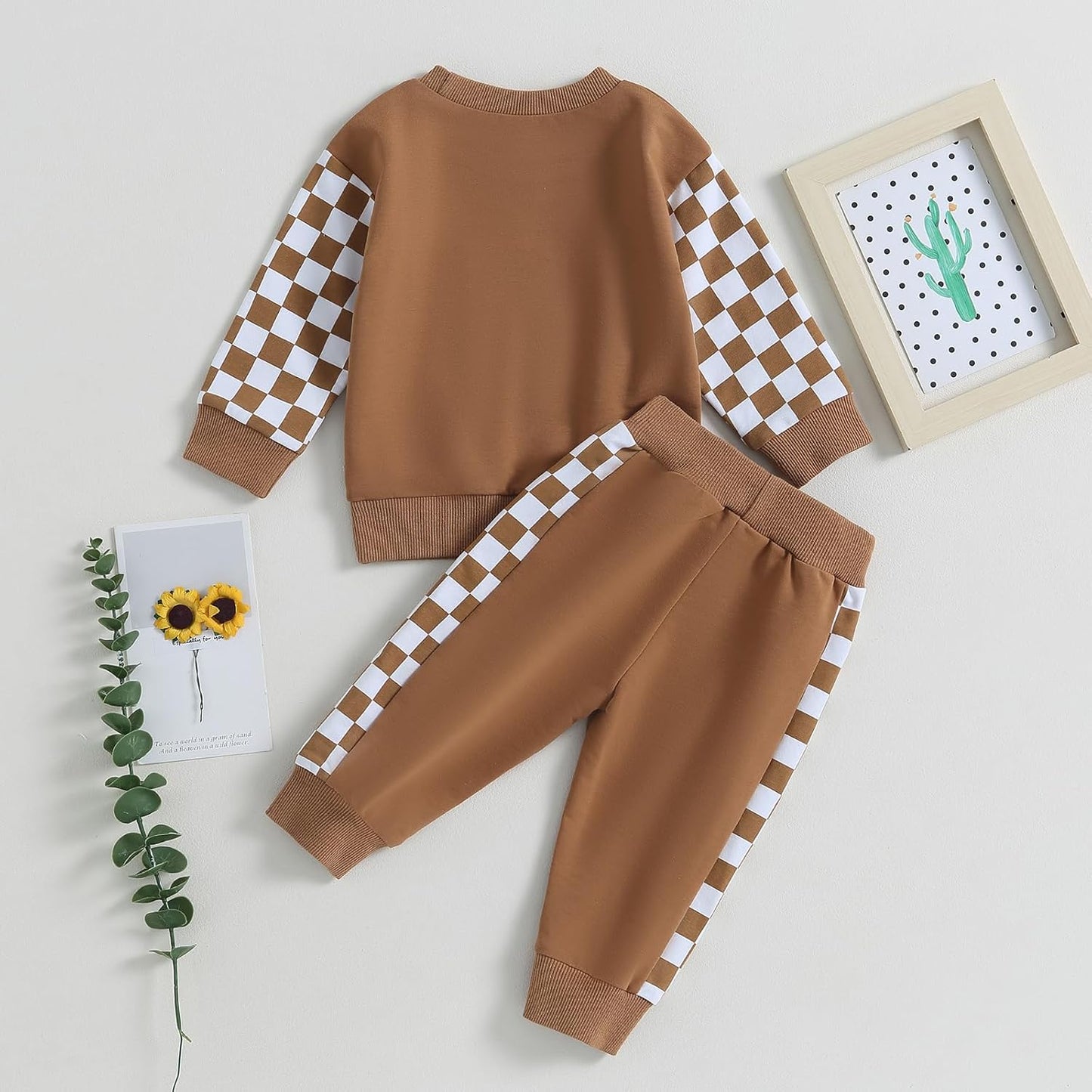 Baby Jogger Set Winter – Contrast Sweatshirt and Pants 9