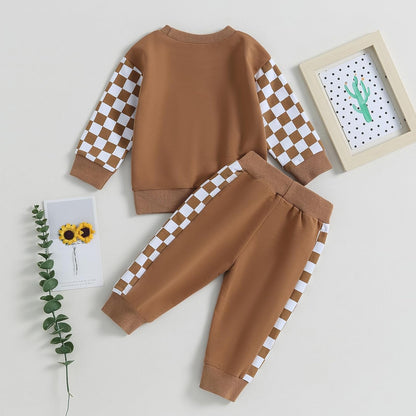 Baby Jogger Set Winter – Contrast Sweatshirt and Pants 9