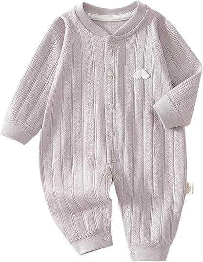 **Title**: Baby Jumpsuit with Zipper - Soft Cotton, Breathable & Comfortable

**Handle**: baby-jumpsuit-zipper-soft-cotton

**Product Description**: Check out our adorable Baby Jumpsuit featuring a handy zipper! Made from super soft cotton, this jumpsuit is breathable and designed for ultimate comfort. Perfect for little ones to move around freely while staying cozy. 

**Variants**: 
- Size: Newborn, 0-3 Months, 3-6 Months, 6-12 Months
- Color: Pink, Blue, Yellow