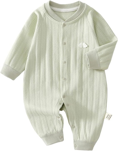 Baby Jumpsuit Met Ritssluiting Zacht Katoen Ademend Comfortabel 11