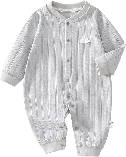 Baby Jumpsuit Met Ritssluiting Zacht Katoen Ademend Comfortabel 9