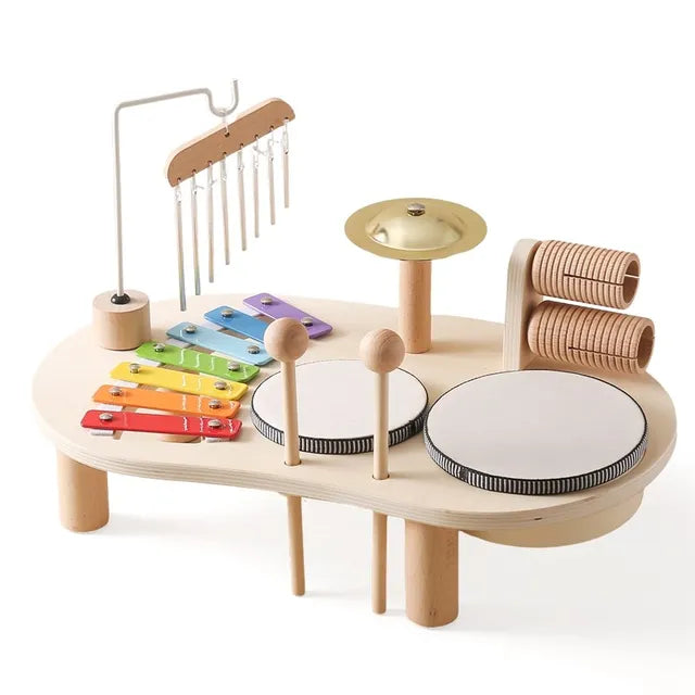 Kids Musical Instrument Set - Colorful Learning Toy Kit - Lusomart