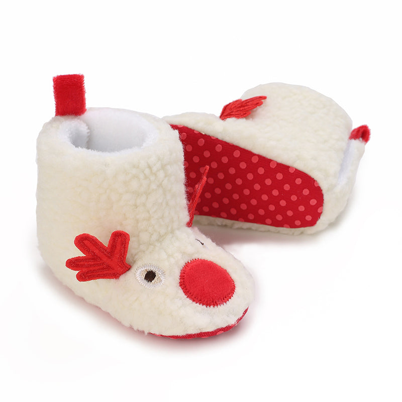 Baby Slippers Anti-Slip Warm Cotton Christmas Cozy 13