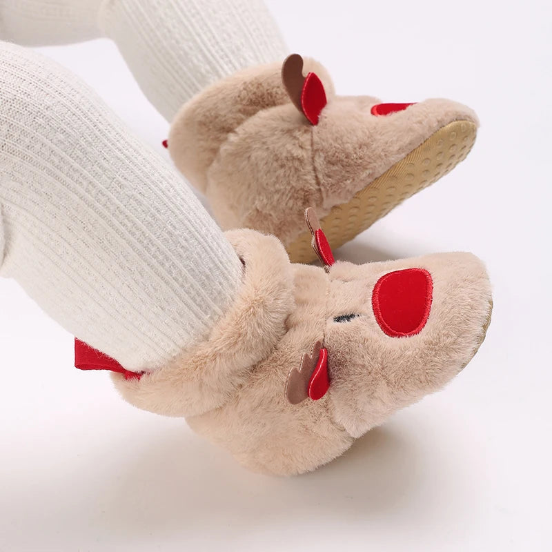 Baby Slippers Non-Slip Warm Cotton Christmas Comfortable 6