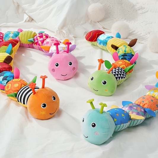 Cute Musical Baby Toy Plush Caterpillar for Little Ones - Lusomart
