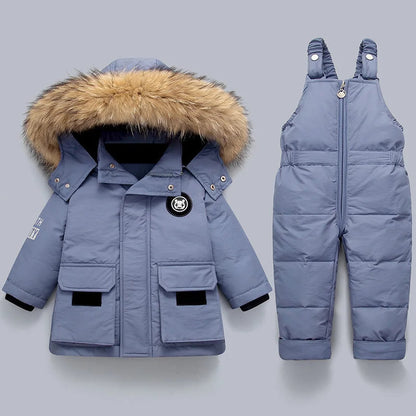 Warm Baby Winter Snowsuit for Outdoor Adventures - Lusomart