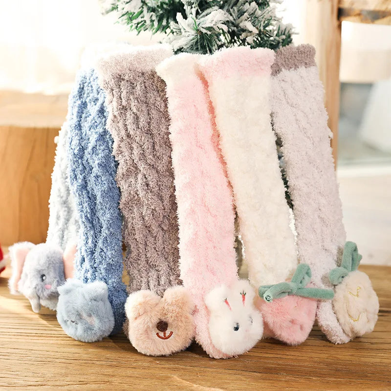 Baby Socks Non-Slip Warm Cotton Suitable for 0-3 Years 1