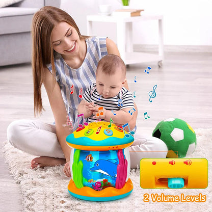 Baby Tummy Time Projector Ocean World Sensory BPA-Free Portable Relaxation Device 4