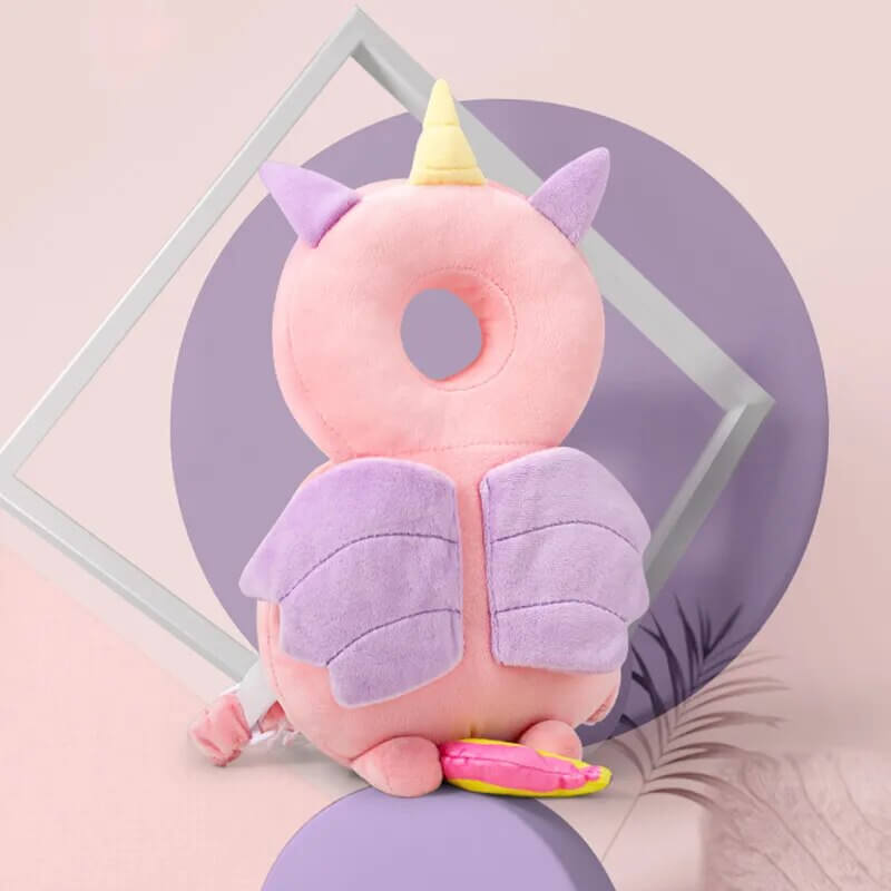 Baby Safety Cushions - Breathable Crystal Velvet for Safe Sitting 6-24 Months 2 Pack