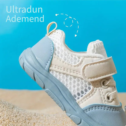 Baby Walking Shoes Anti-Slip Flexible Sole Mesh Upper Breathable Design 3