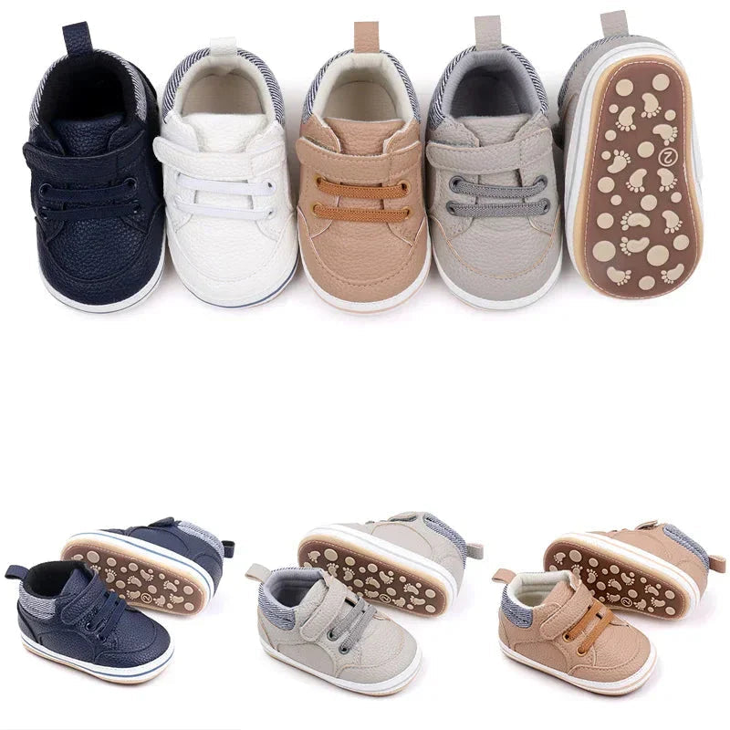 Baby Shoes First Walking Shoes Soft Fabric Flexible Sole for Kids 2