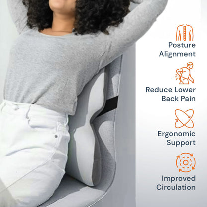 Ergonomic Back Support Pillow For Desk & Chair