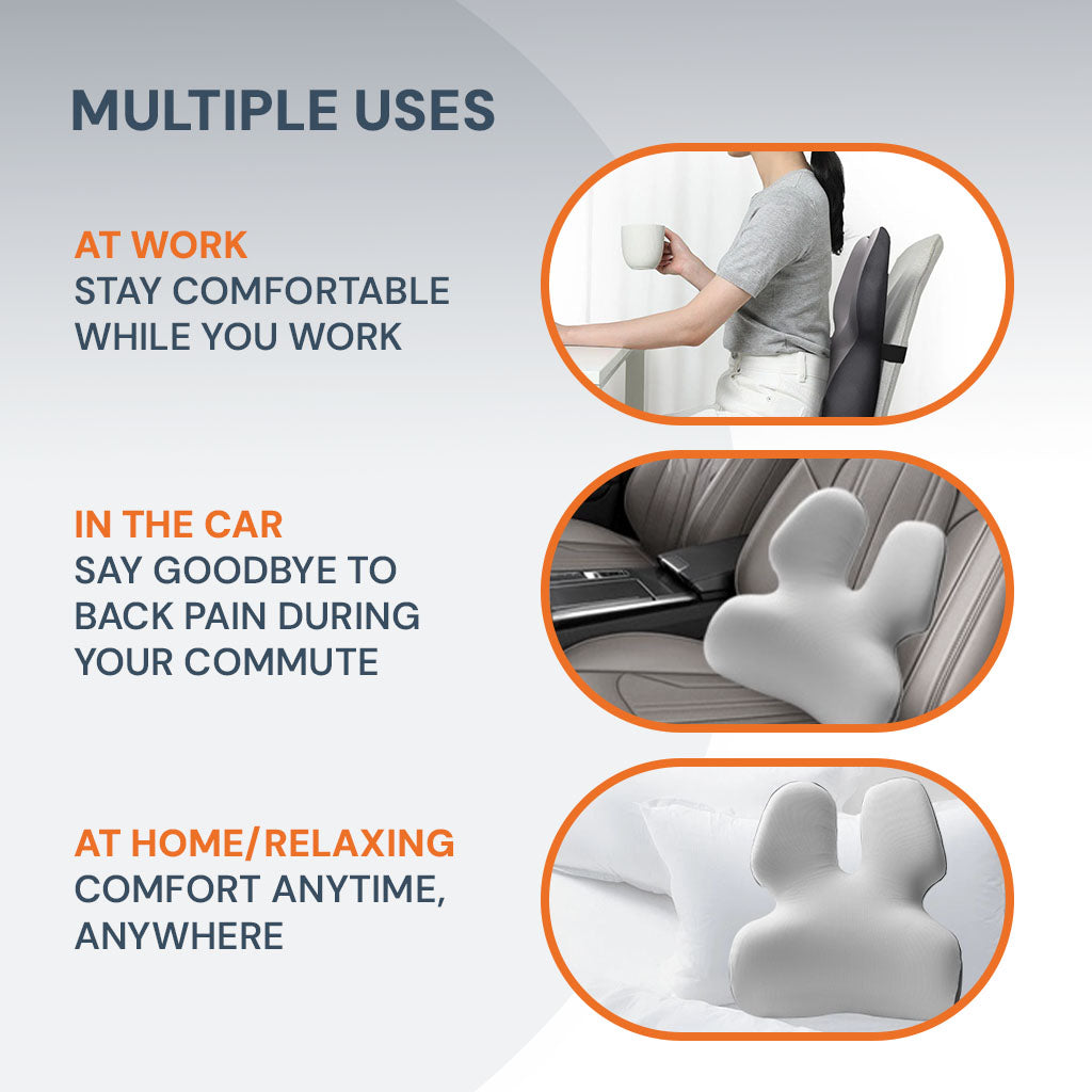 Ergonomic Back Support Pillow For Desk & Chair