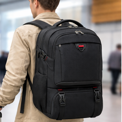 Spacious Hiking Backpack with Insulated Laptop Pocket