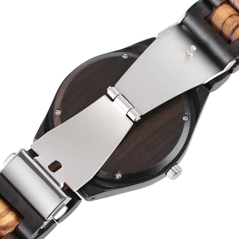 BambooCraft | Elegant Eco-Friendly Wooden Wrist Watch for Men 1