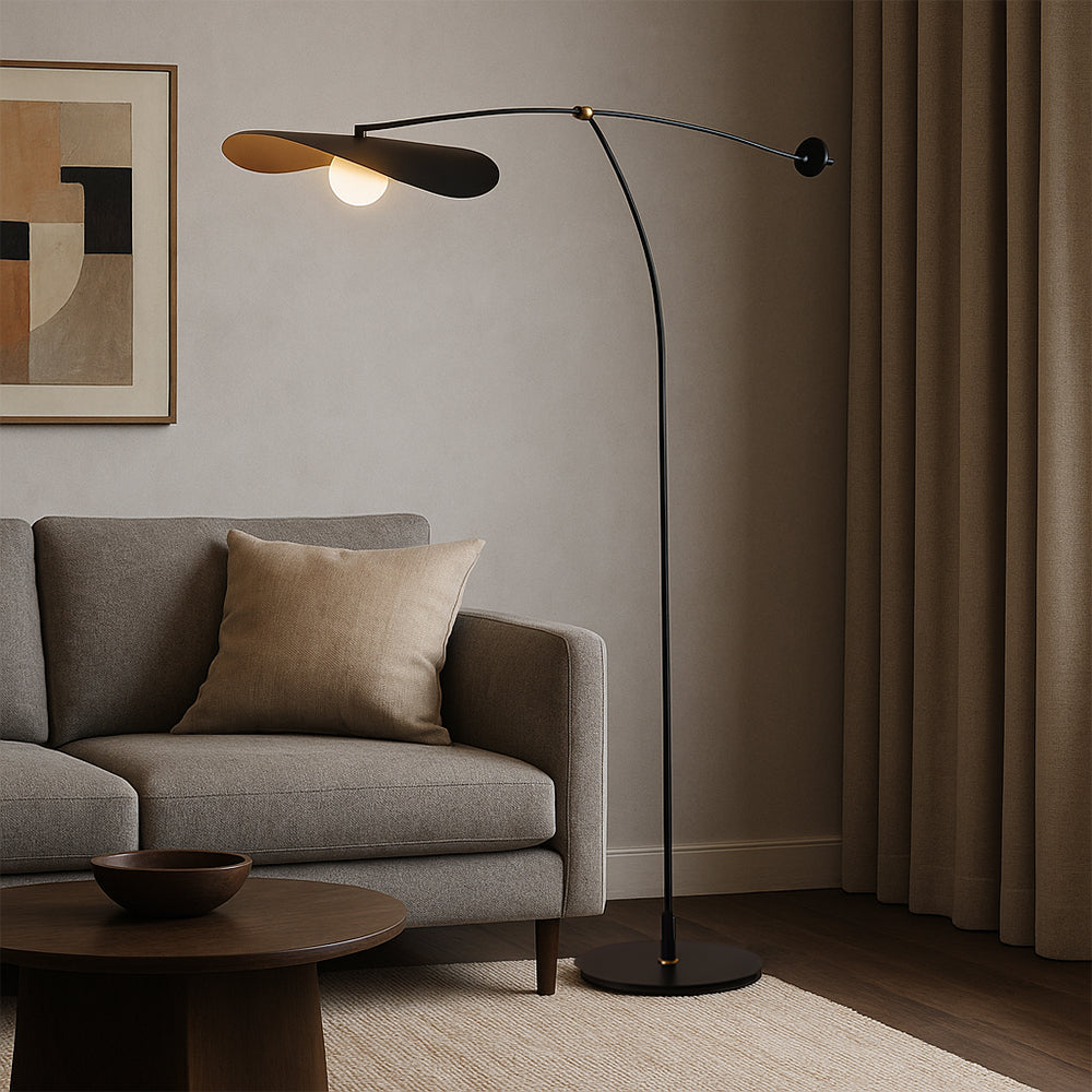 Natural Chic Bamboo Floor Lamp for Living Room - Lusomart