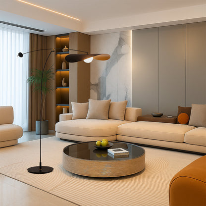 BambooGlow | Modern Elegant Japandi Floor Lamp for Living Room 2