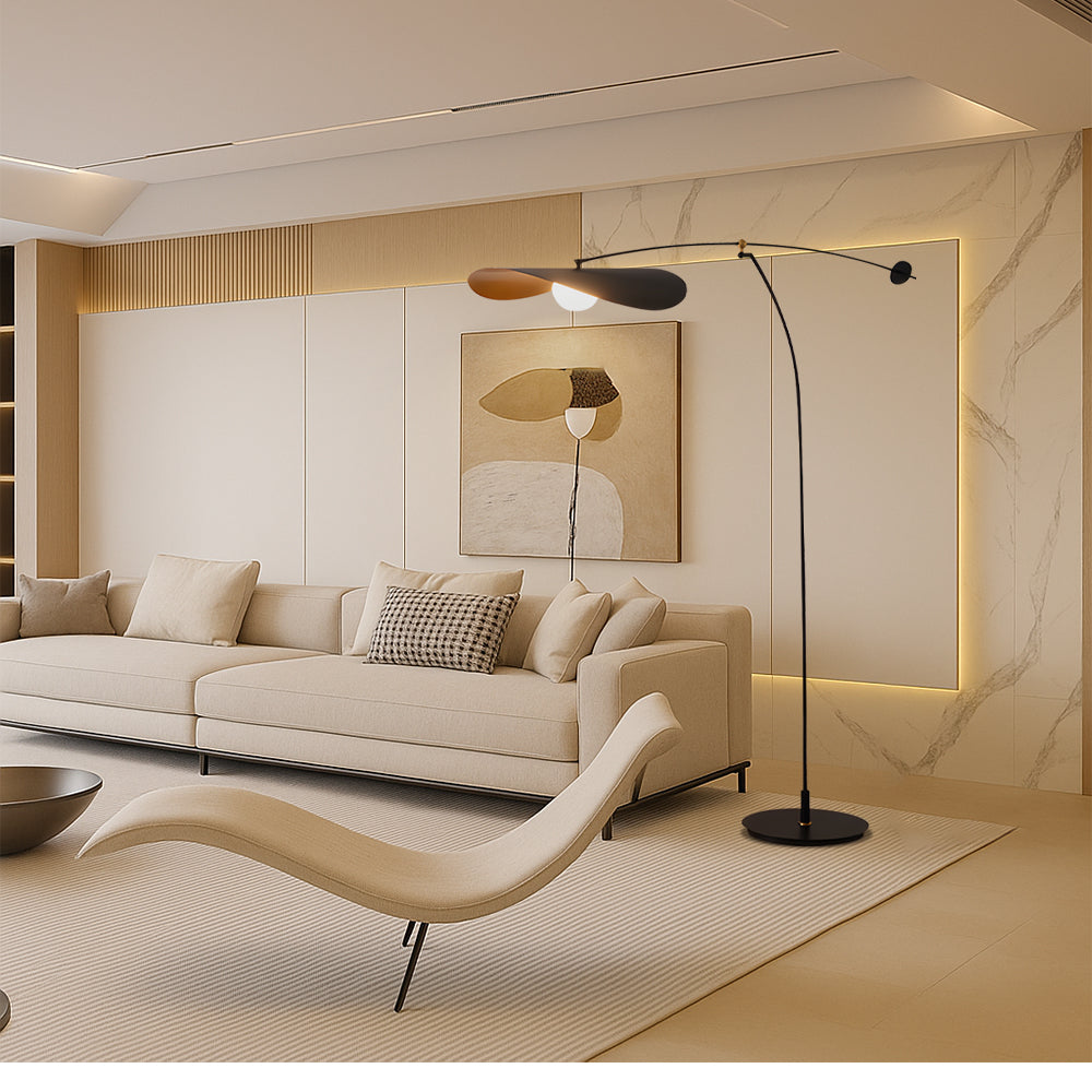 BambooGlow | Modern Elegant Japandi Floor Lamp for Living Room 4