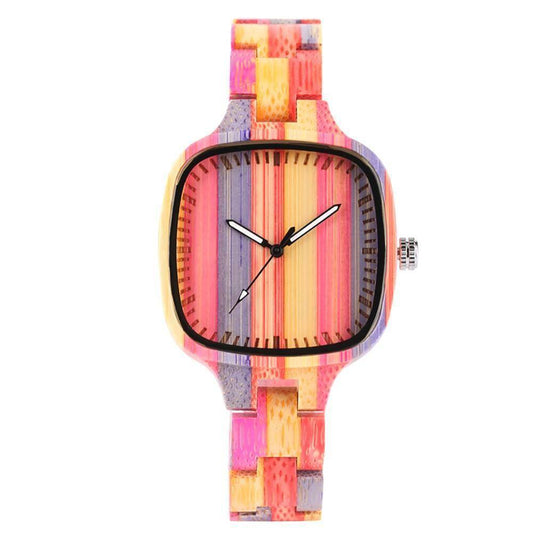 Natural Bamboo Quartz Wrist Watch - Lusomart
