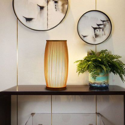 BambooLuxe – Elegant Bamboo Table Lamp & Night Light 3