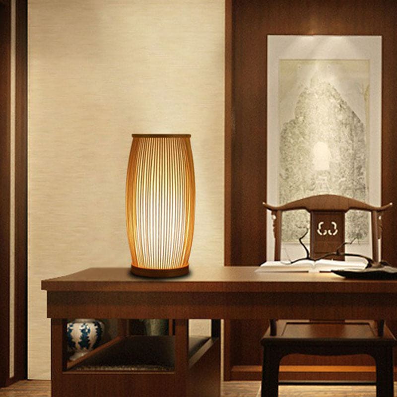 BambooLuxe – Elegant Bamboo Table Lamp & Night Light 4