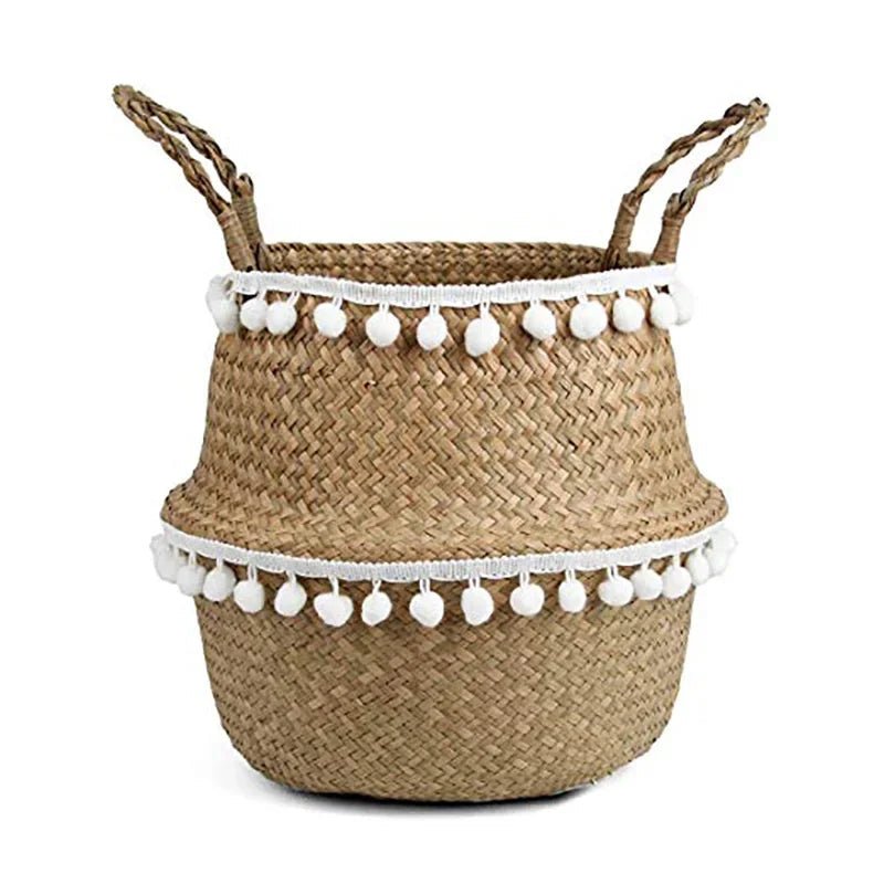 BambooWillow | Elegant Foldable Storage Basket for Home Décor 4