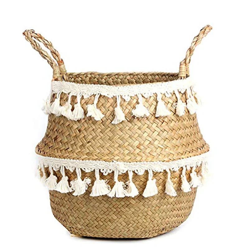 BambooWillow | Elegant Foldable Storage Basket for Home Décor 8