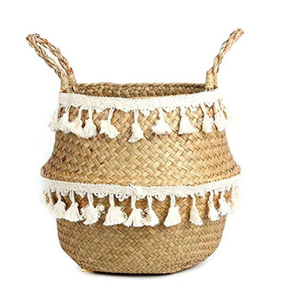 BambooWillow | Elegant Foldable Storage Basket for Home Décor 8