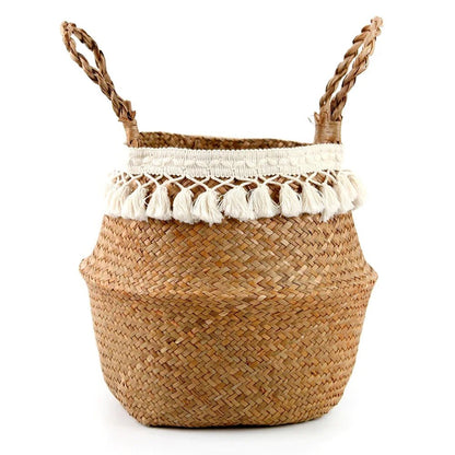 BambooWillow | Elegant Foldable Storage Basket for Home Décor 9