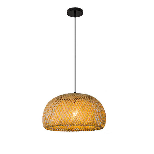 Natural Woven Rattan Pendant Lamp - Lusomart