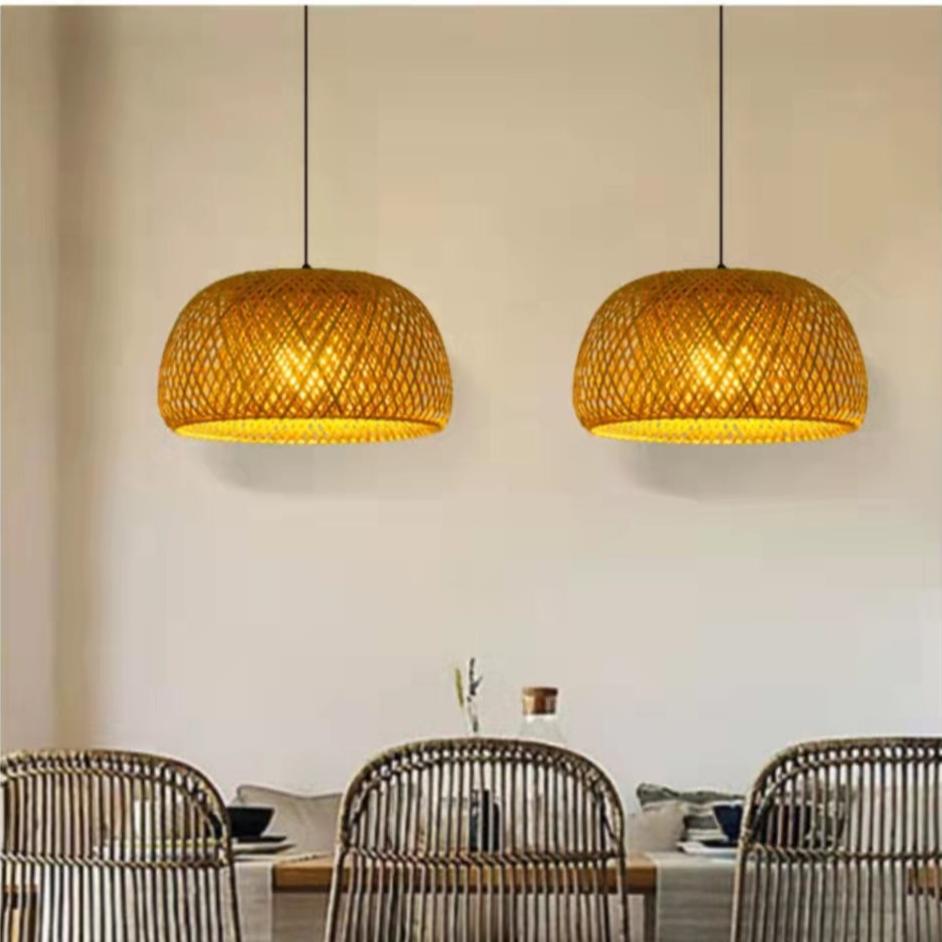 Natural Woven Rattan Pendant Lamp