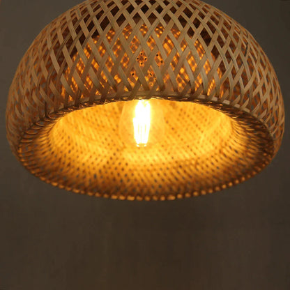 Natural Woven Rattan Pendant Lamp