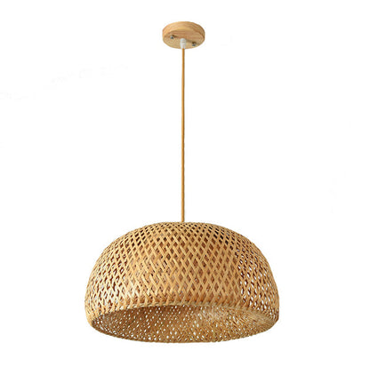 Natural Woven Rattan Pendant Lamp