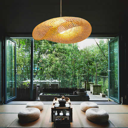 Natural Bamboo Hanging Lamp