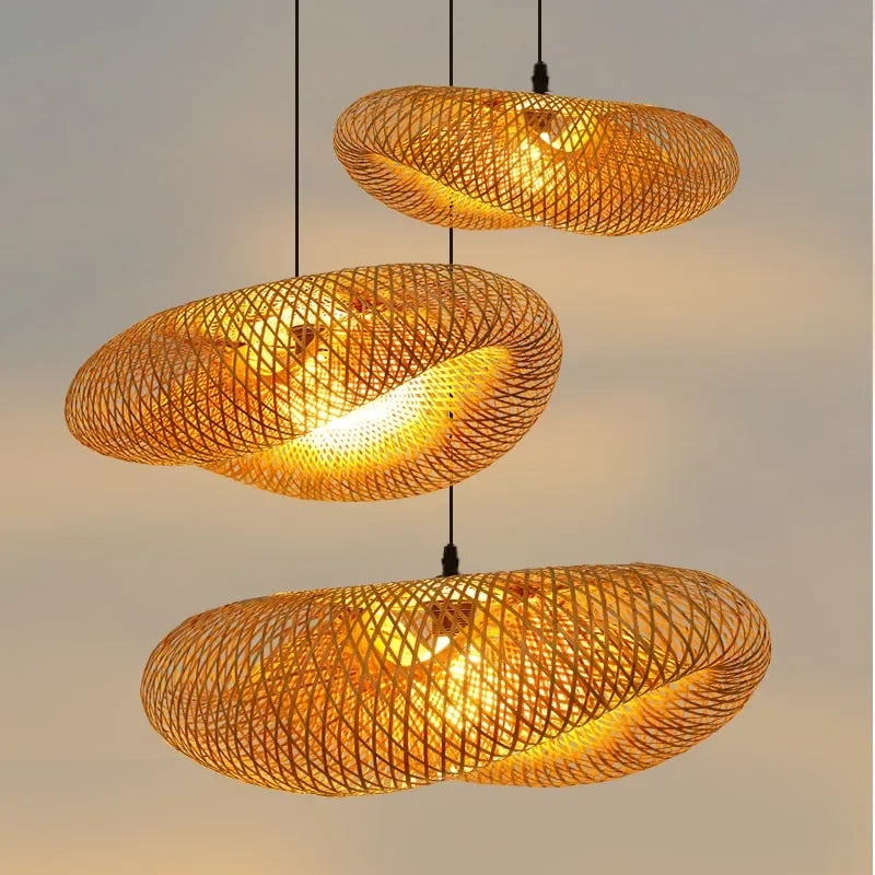 Natural Bamboo Hanging Lamp