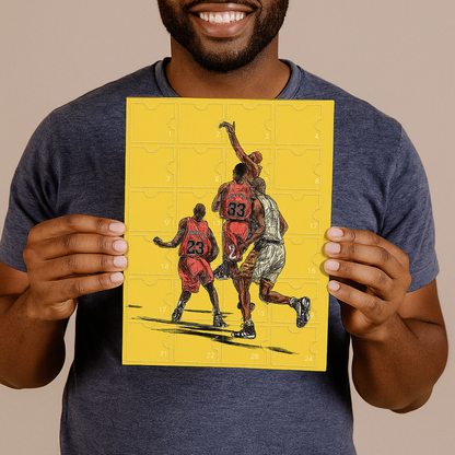 Basketball Advent Calendar Mini Figures Collectible Gift Box 3