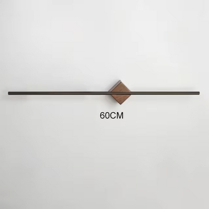 Premium Bathroom Towel Holder With Metal And Wooden Brackets