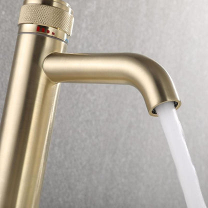 Stylish One Handle Bathroom Faucet for Hot Cold Water