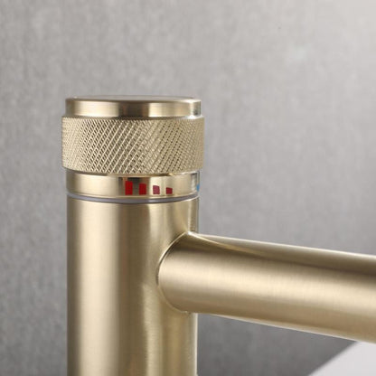 Stylish One Handle Bathroom Faucet for Hot Cold Water