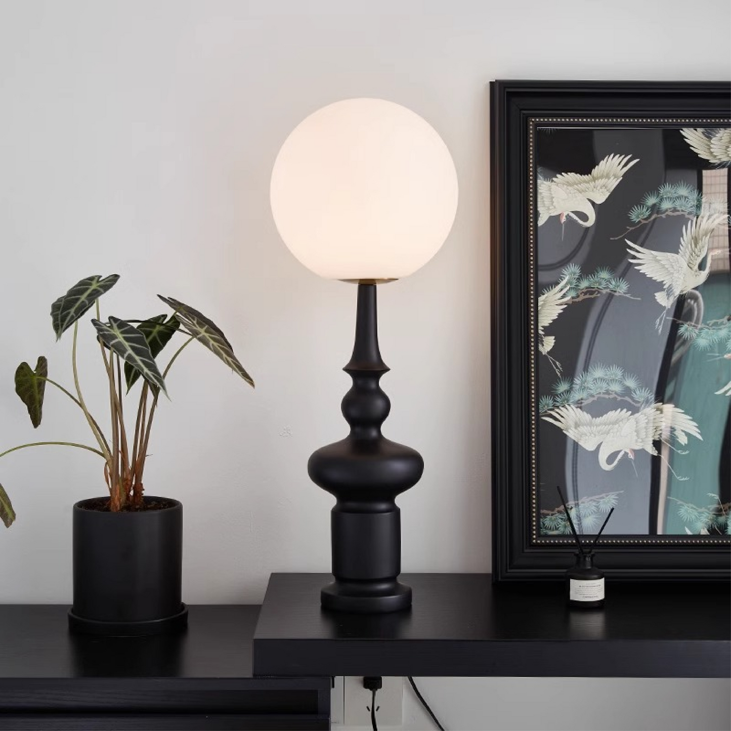 BauhausSphere | Modern Elegant Black Floor Lamp for Living Room Decor 2