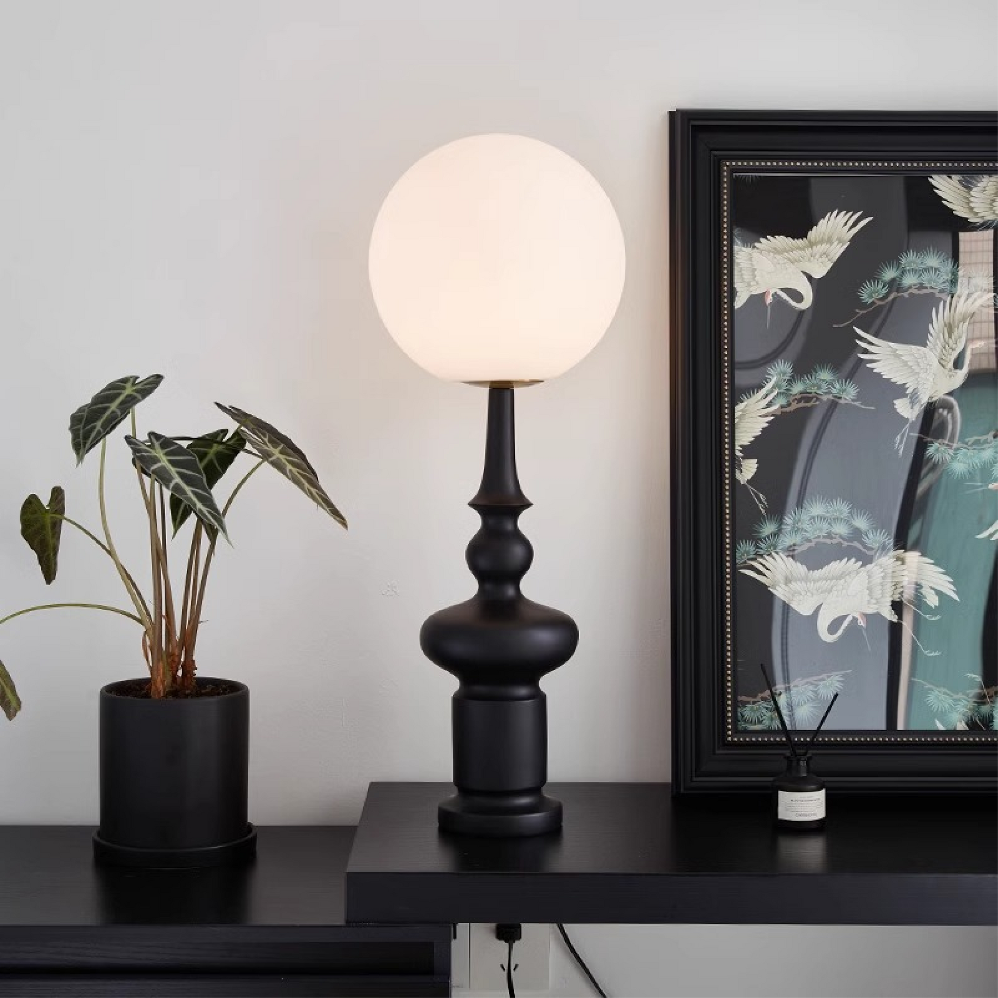 BauhausSphere | Modern Elegant Black Floor Lamp for Living Room Decor 2