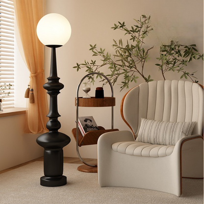 BauhausSphere | Modern Elegant Black Floor Lamp for Living Room Decor 3