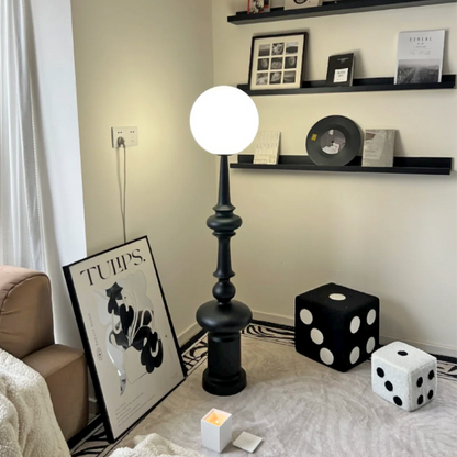 BauhausSphere | Modern Elegant Black Floor Lamp for Living Room Decor 4