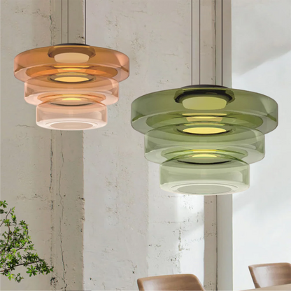 Modern Glass Pendant Light For Kitchen Island