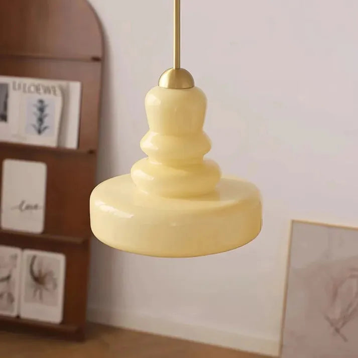 Vintage Style Glass Hanging Lamp